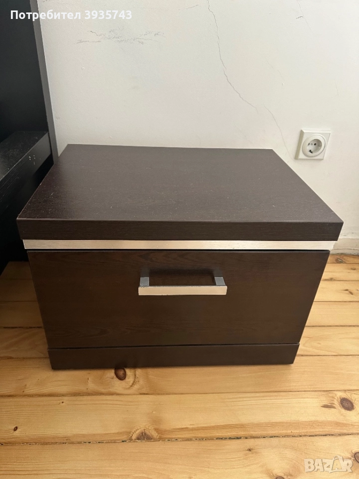 Нощни шкафчета луксозни венге, снимка 1