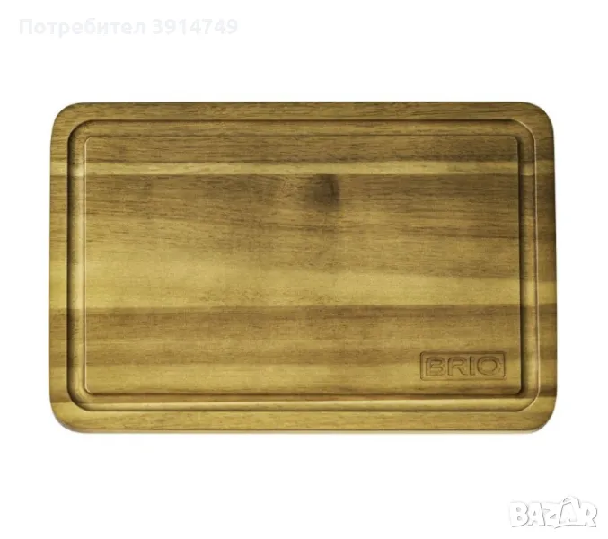 Голяма дървена дъска за рязане / сервиране, Акация, 30х20х1.5 см *НОВА*, снимка 1