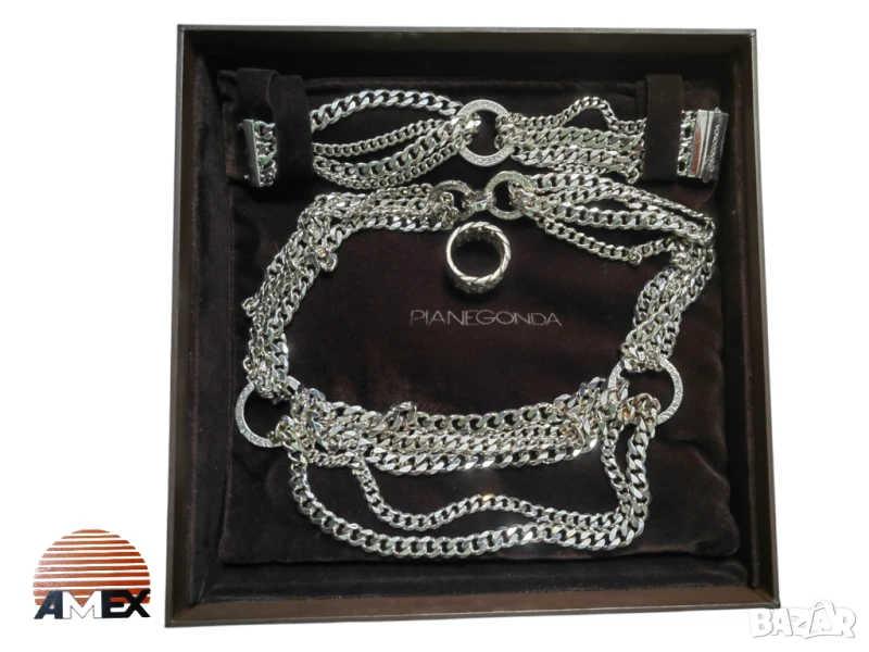 Сребърен комплект Pianegonda, снимка 1