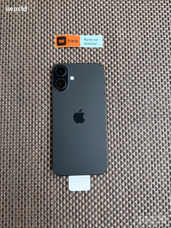 100% Battery❗️ iPhone 16 PLUS ❗️Лизин iPhone 16 PLUS ❗️Лизинг от 26E/м ❗️ черен ❗️ black Гаранция❗️, снимка 1