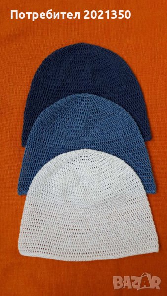 Летни памучни плетени шапки, снимка 1