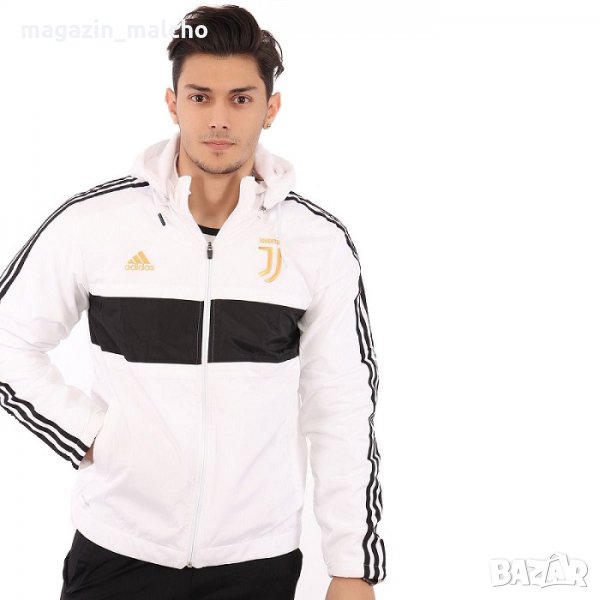 Мъжко Футболно Яке - Adidas FC JUVENTUS Travel Jacket; размери: L и XL, снимка 1