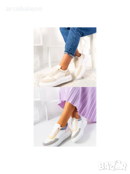 Дамски ниски кецове Selma Blue, 2цвята , снимка 1