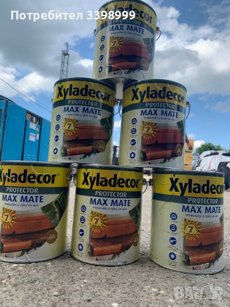 Лак за дърво 2 в 1 защита и цвят 5 литра, снимка 1