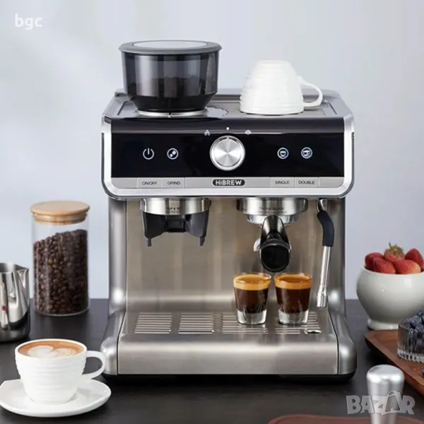 Професионална бариста кафемашина HiBREW Barista Pro за домашна употреба, хотели и ресторанти, 19Bar, снимка 1