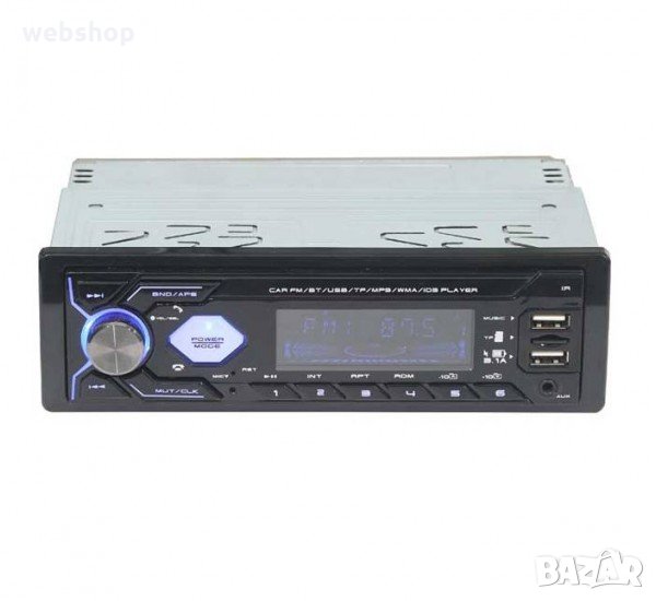 Автомобилен радио MP3 плеър 1803BT, AUX, FM, SD, USB, BLT 4x50W 12V, снимка 1