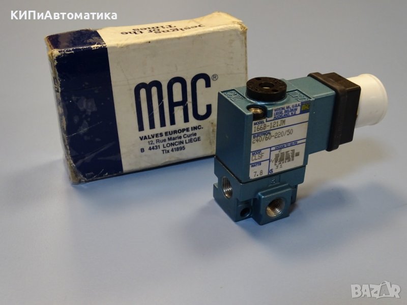 Пневматичен разпределител MAC 166B-121JM pneumatic valve, снимка 1