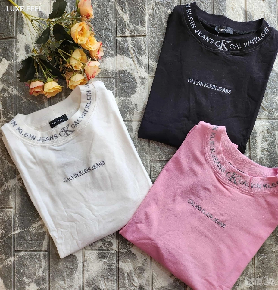 Дамски Памучни Тениски ⚜️ Calvin Klein , снимка 1