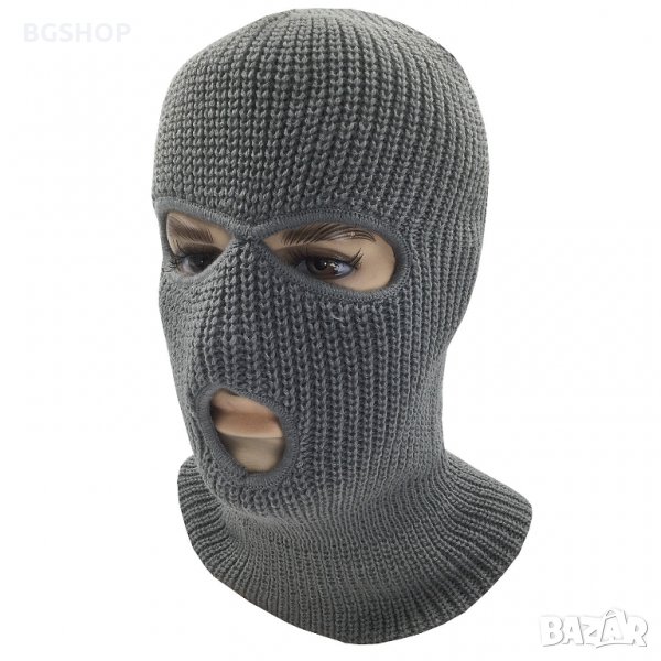 Зимна шапка маска - Gray Balaclava, снимка 1