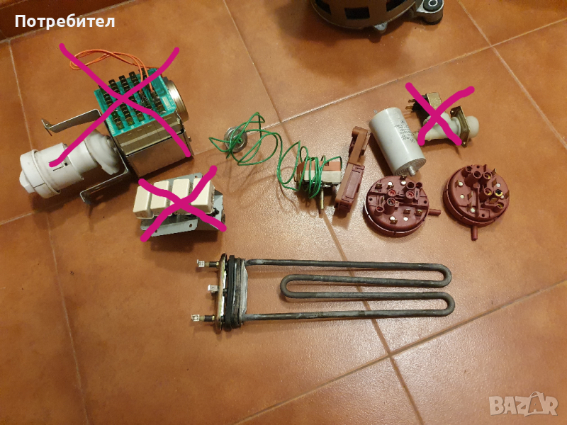 Gorenje WA583 WA-583 пералня на части, снимка 1