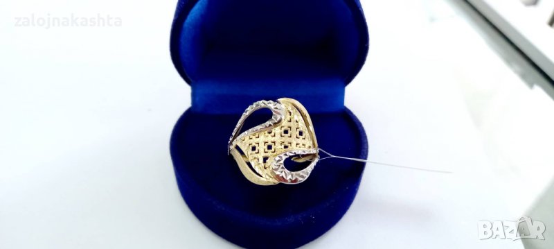 Нов-Златен пръстен-3.60гр/14кр, снимка 1