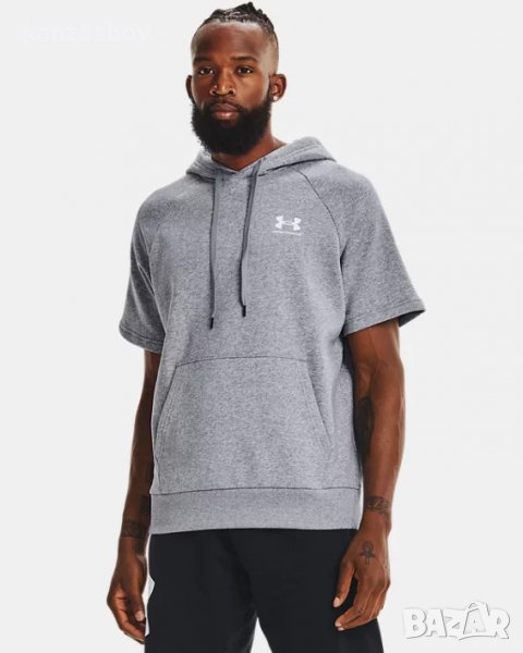 Under Armour Men's UA Rival Fleece Short Sleeve - страхотно мъжко горнище , снимка 1