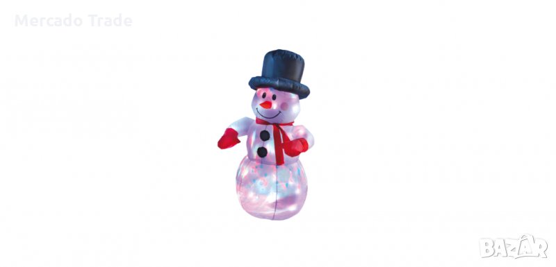 Коледен LED снежен човек, снимка 1