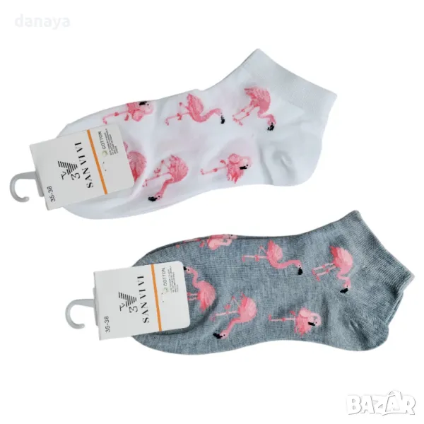 5620 Атрактивни дамски чорапи Фламинго, снимка 1