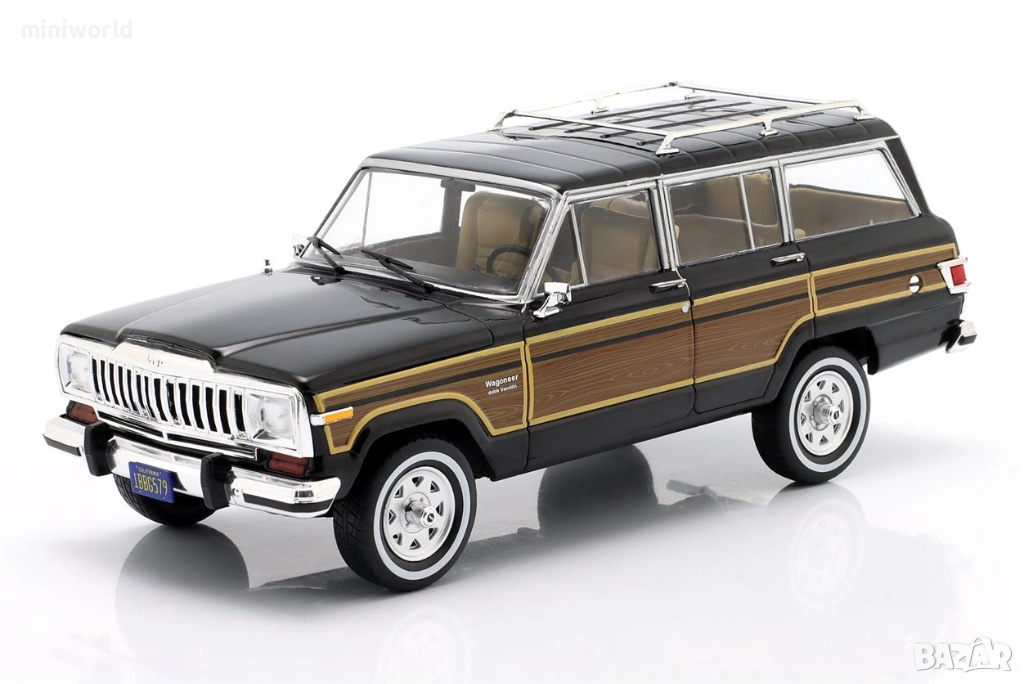 JEEP GRAND WAGONEER 1981 - мащаб 1:24 на WhiteBox моделът е нов в кутия, снимка 1
