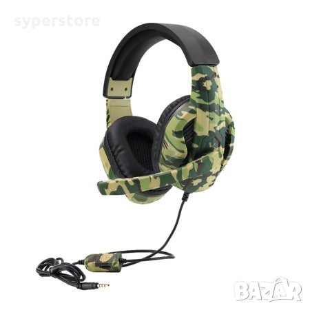 Слушалки с микрофон Digital One SP01159 A4 Пустинен камуфлаж, Геймърски слушалки, Gaming Headset, снимка 1