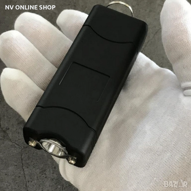 Устройство за самозащита - електрошок 5000K V и LED фенер – компактно, презареждаемо, снимка 1