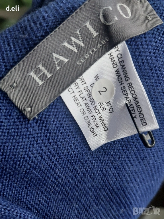 HAWICO Scotland и Dalle piane. Italy. Нови големи  шал 190/55 см. Вълна, Кашмир, снимка 1