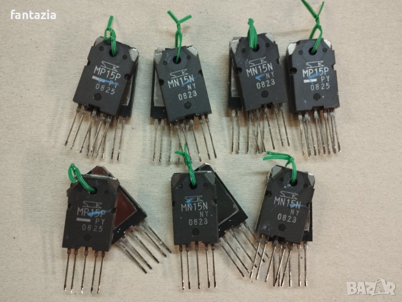 Продавам транзистори  MN15N MN15P SANKEN (SAP15N SAP15P), снимка 1