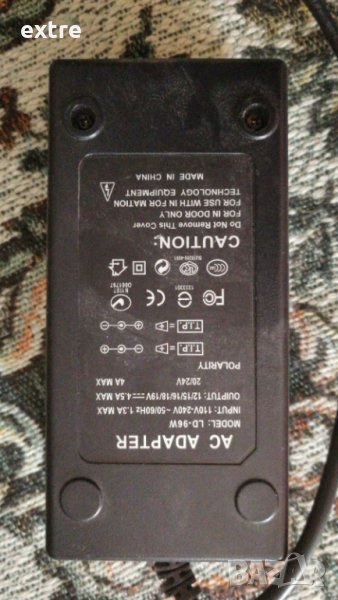 Универсално зарядно за лаптоп  LD-96W  Output: 12/15/16/18/19V  4.5A Max, 20/24V 4A Max, снимка 1