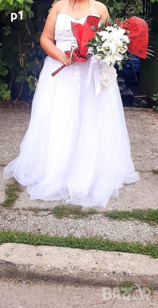 Сватбена рокля г. О. 110-125, снимка 1