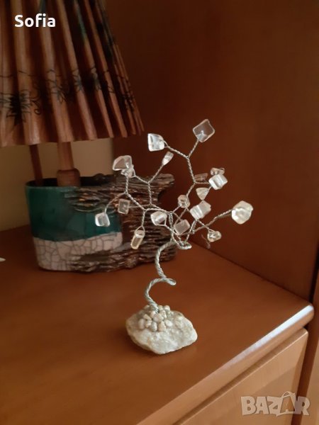 Декор/подарък с отстъпка:2бр Дръвче живота камъни и малка картина, снимка 1