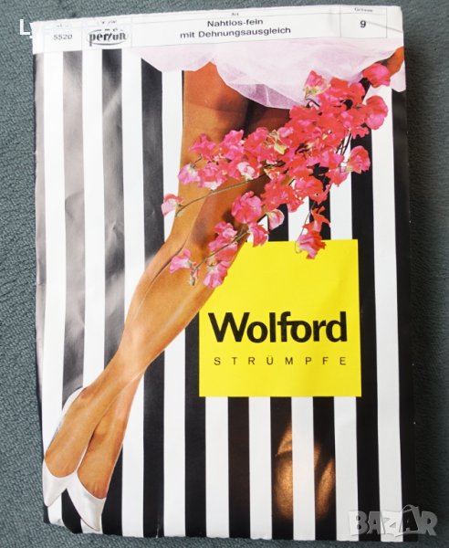 Wolford нови в опаковка класически/ретро чорапи за жартиери, снимка 1