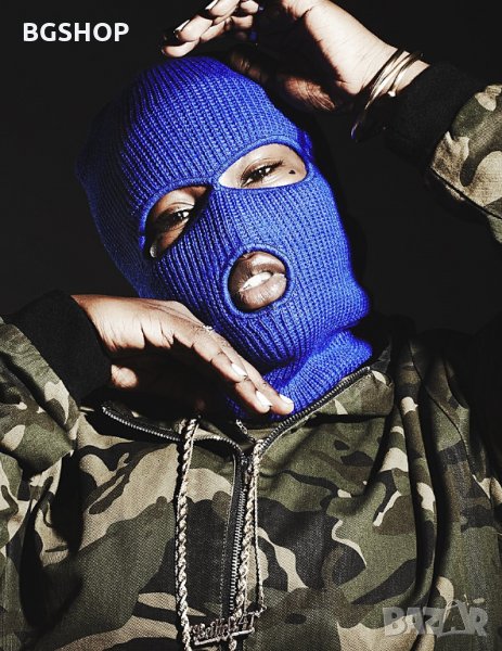 Зимна шапка маска - Blue Balaclava, снимка 1