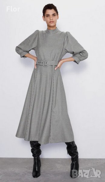 Стилна рокля ZARA, снимка 1