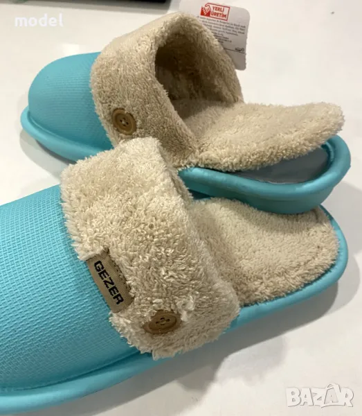 Дамски чехли, пух, сваляща стелка, снимка 1