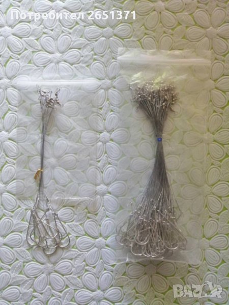 Кука със стоманен повод , снимка 1