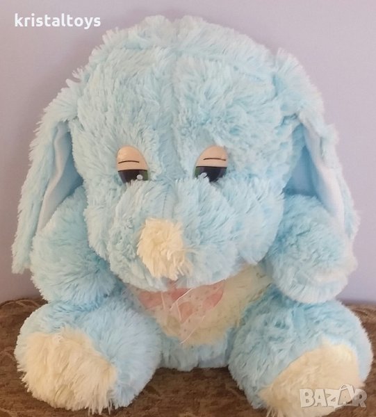 Детска плюшена играчка Куче с панделка и приятен плюш, снимка 1