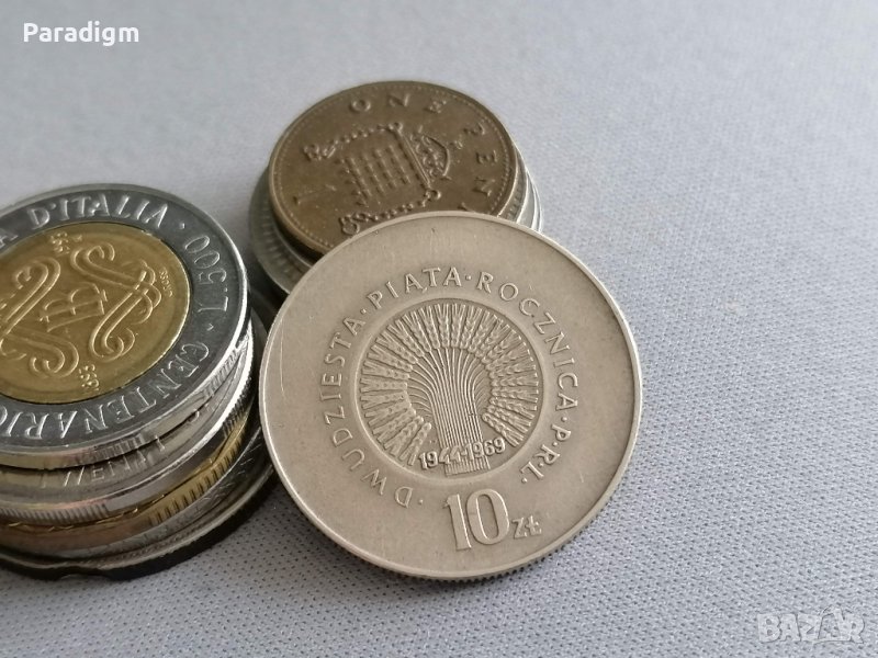 Mонета - Полша - 10 злоти (юбилейна) | 1969г., снимка 1