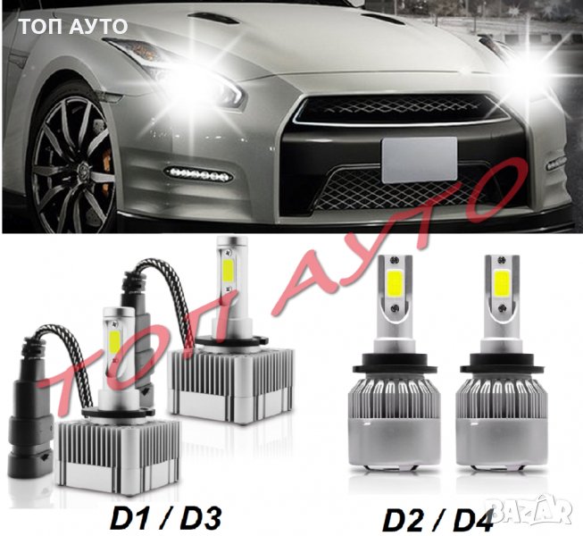 D2S D1S Лед Крушки За Замяна На Фабричен Ксенон, снимка 1