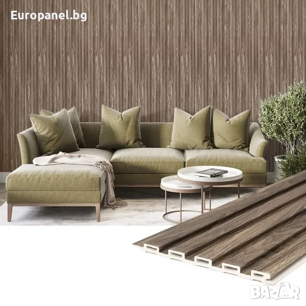 Декоративен PVC Панел – Чампино – 15 х 1 х 266 см, снимка 1