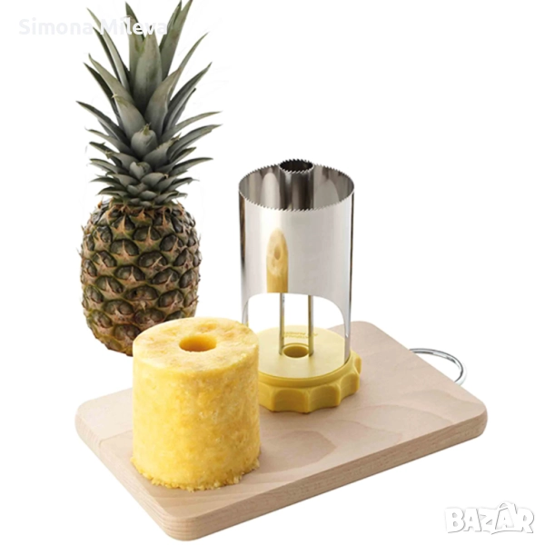 Уред за белене и рязане на ананас Eppicotispai, инокс, снимка 1