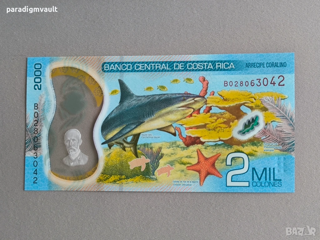 Банкнота - Коста Рика - 2000 колона | 2018г., снимка 1
