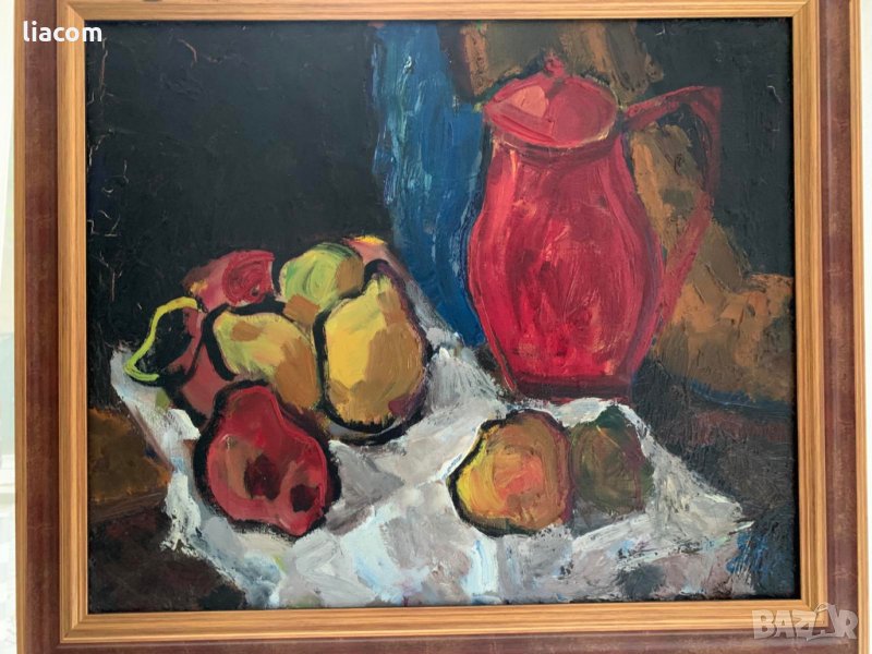 ЕВГЕНИ ЦАНОВ масло/платно натюрморт, снимка 1