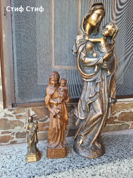 Скулптура Мадоната и младенеца , снимка 1