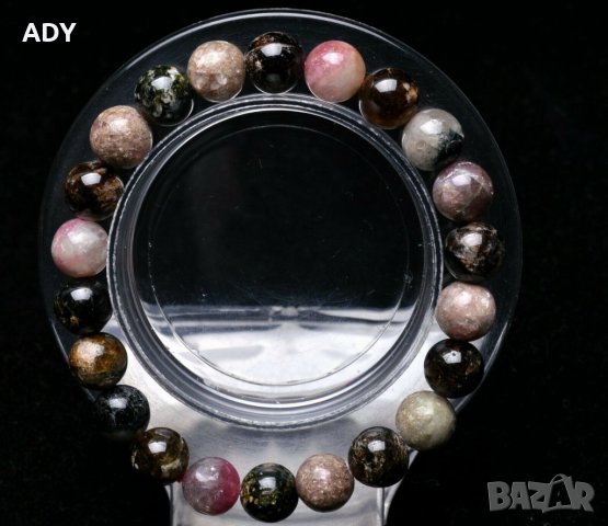  ГРИВНА - ЕСТЕСТВЕН МНОГОЦВЕТЕН ТУРМАЛИН, снимка 2 - Гривни - 31265165