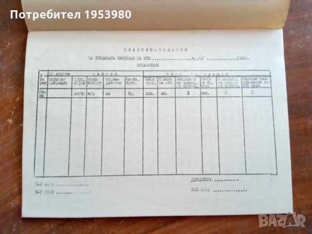 Договор за младежки бригадирски труд, снимка 2 - Антикварни и старинни предмети - 29830456