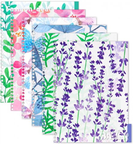 Комплект 12 броя разделители за тетрадка / тефтер размер A4 Органайзер