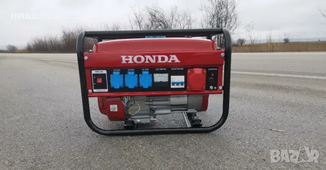 HONDA 6,5KW Бензинов Генератор за Ток , снимка 2 - Генератори - 48206155