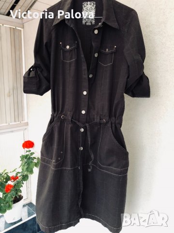 Супер рокля тип риза CECIL твърд памук, снимка 7 - Рокли - 30757383