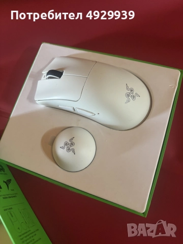 Razer DeathAdder V4 Pro (White Edition), снимка 2 - Геймърски - 56102695