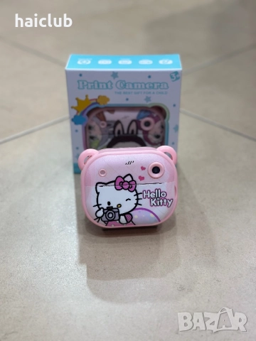 Детски фотоапарат с принтер Стич,Лабубу,Капибара/Camera print, снимка 17 - Фотоапарати - 52517401