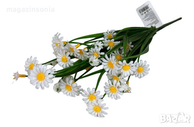 Букетче страхотни изкуствени маргаритки за декорация, снимка 2 - Изкуствени цветя - 40353587