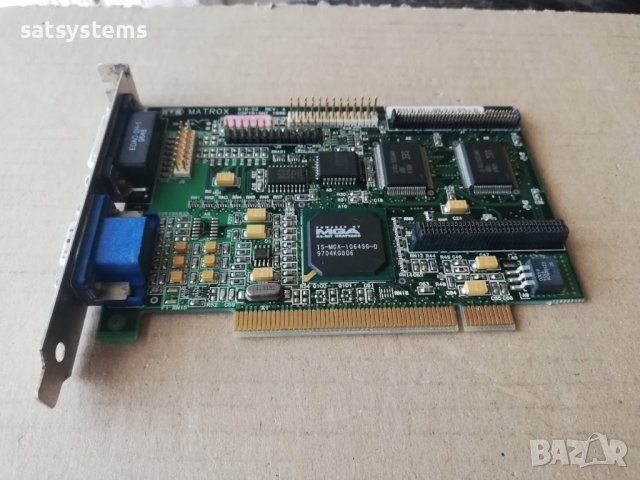 Видео карта Matrox MGA-MYST/2BN 618-02 REV.A 2MB PCI, снимка 7 - Видеокарти - 38966509