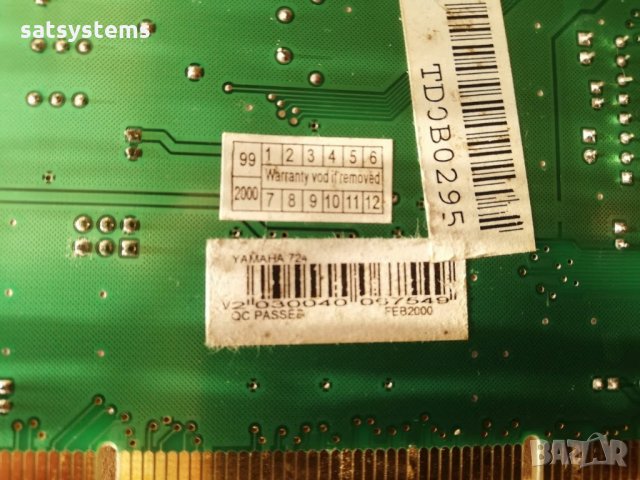 Звукова карта Yamaha XG SM724 PCI, снимка 8 - Други - 31941190