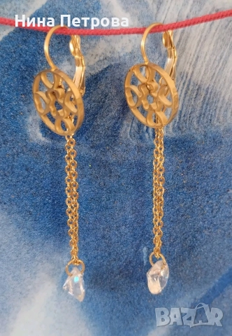 Два чифта обеци на цената на един, снимка 5 - Бижутерийни комплекти - 52853875